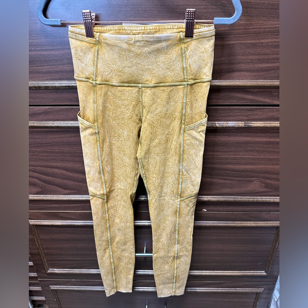 Lululemon Fast and Free Tight II HR 25" Ice Dye *Non-Reflective Size 4